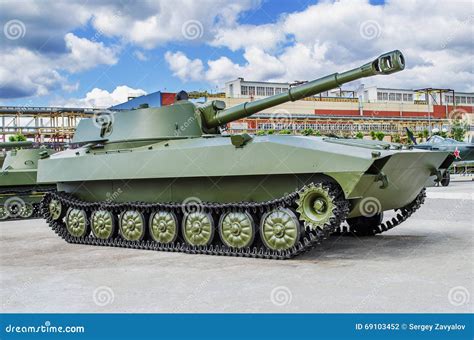 The 2S1 Gvozdika Is A Soviet Self Propelled Howitzer Based On The MT