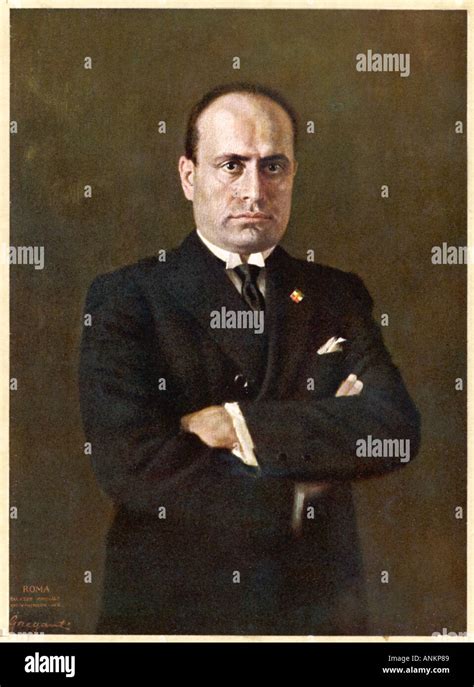 Benito Mussolini Portrait High Resolution Stock Photography And Images