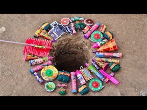 New Crackers Inside A Big Hole Fireworks Testing In Hole Patakhe