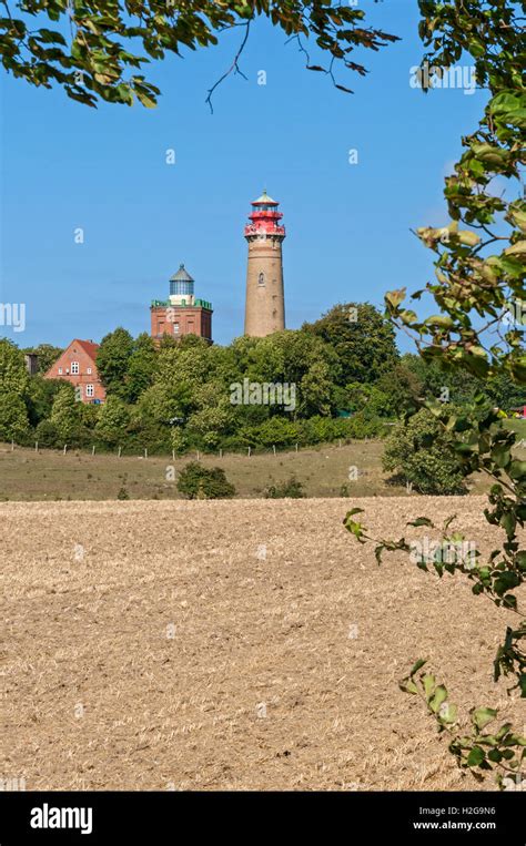 Lighthouses at Kap Cape Arkona on the Island of Rügen Mecklenburg