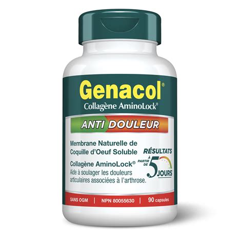 Genacol Suppléments Naturels Pour La Santé Articulaire