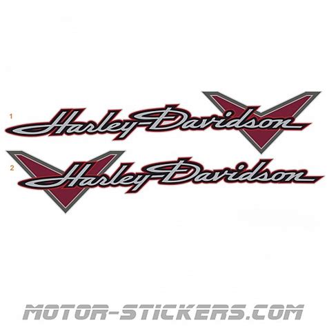 Harley Davidson Road King 08 2009 Decals