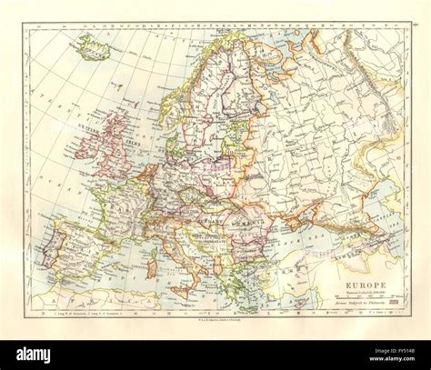 Map Of Europe Hi Res Stock Photography And Images Alamy