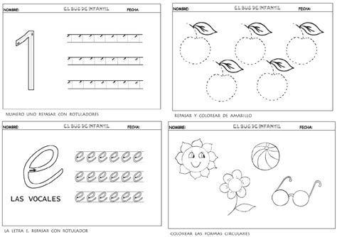 Cuadernillo De Actividades Preescolar Tareas Escolares Actividades Y Trabajos