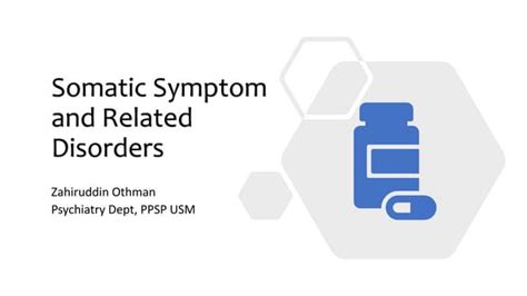 Somatic Symptom And Related Disorders [2020] Ppt