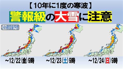 【気象情報】10年に1度の寒波から一転して高温注意 九州でも大雪のおそれ 日本海側も警報級の大雪の見通し【今後1週間の天気】 Tbs