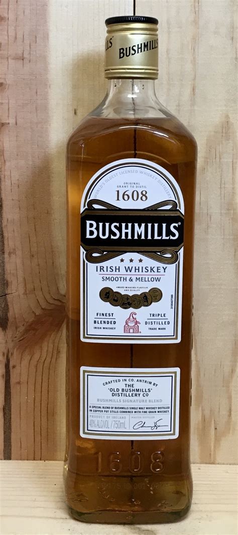 Bushmills Irish Whiskey 750ml - Campus Fine Wines