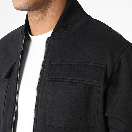 Urban Classics Veste Zippée TB4672 Noir LaBoutiqueOfficielle