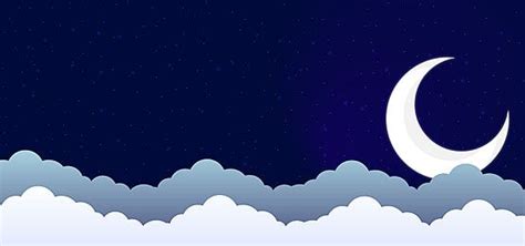 Moon Night Cloudy Background Design, Sky, Lovely Background, Clouds ...