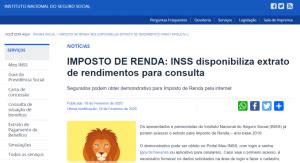 Extrato Inss Para Imposto De Renda Veja Como Pegar