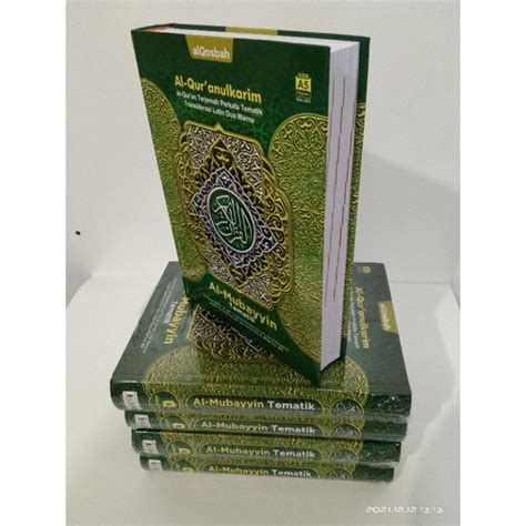 Jual Al Mubayyin Tematik Al Quran Terjemah Perkata Latin A5 Sedang