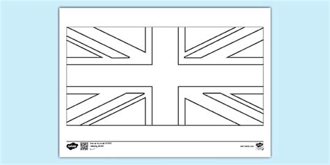 Union Flag Coloring Sheets Teacher Made Twinkl