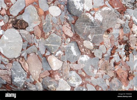 Conglomerate Stone texture - background Stock Photo - Alamy