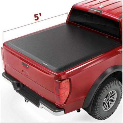 Oedro Truck Bed Tonneau Cover Soft Roll Up Compatible With 2019 2020 2021 2022 2023 Ford Ranger