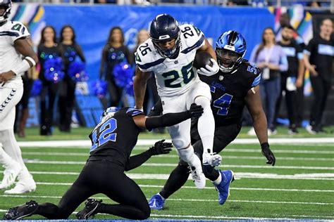 Seahawks Rb Zach Charbonnet Heavily Fined For Rarely Called Roughness