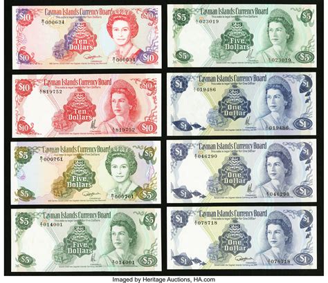 Cayman Islands Cayman Islands Currency Board.. (Total: 8 notes