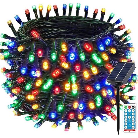 Guirlande Lumineuse Solaire D Ext Rieur M Led Trahoo Color