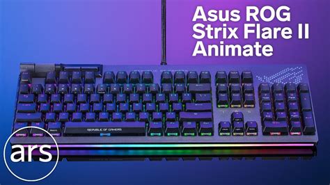 Light Up Gaming Keyboard Review Asus ROG Strix Flare II Animate Ars