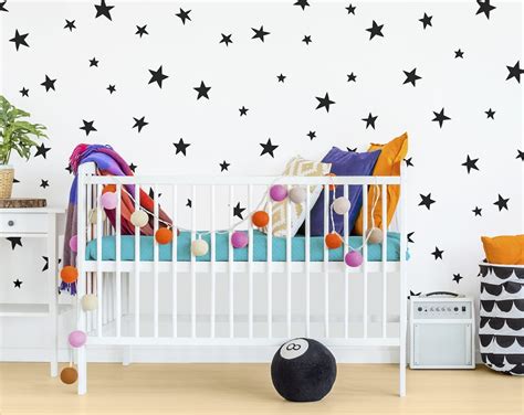 Star Wall Decals Nursery Wall Decals, Star Wall Stickers, Removable ...