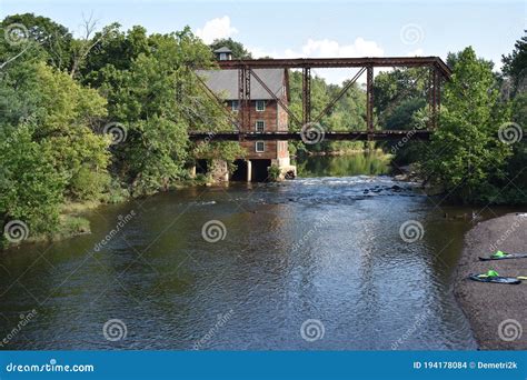 Historic Railroad Bridge At Neshanic Station 03 Stock Photo Image Of