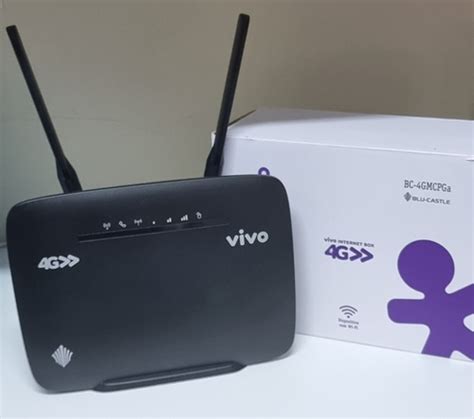 Modem Roteador 3g 4g Vivo Box Blucastle Bc 4gmcpga Chip Parcelamento