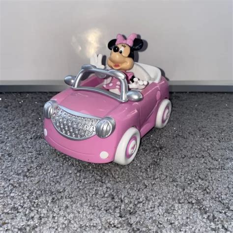 DISNEY MINNIE MOUSE Pink Car Mickey Mouse Clubhouse Pull Back Car EUR ...