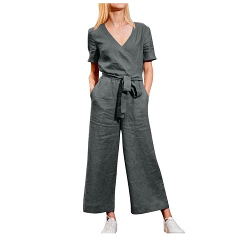 Summer Savings Clearance 2024 TAGOLD Womens Summer Jumpsuit Women S