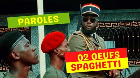 KO C Deux œufs Spaghetti Paroles YouTube