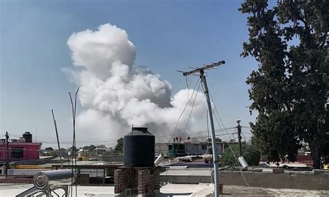 Explota Polvor N En Tultepec Laboran Servicios De Emergencia