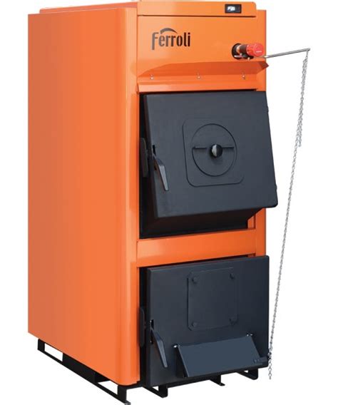 Steel Boiler For Solid Fuels Ferroli Fsb Pro Thermo Design Total