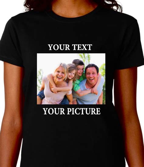 Custom Photo Shirt, Personalized Photo Print Tee, Custom T-shirt ...