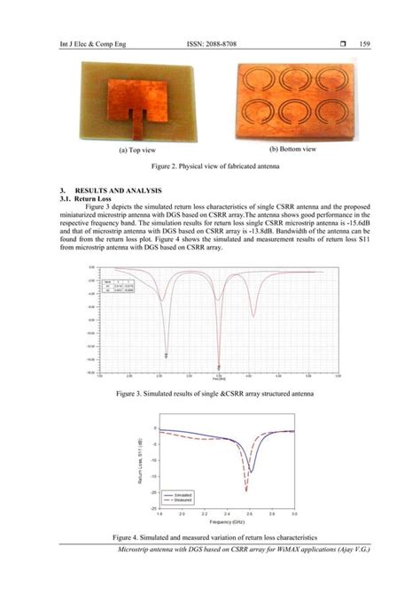 Microstrip Antenna With Dgs Based On Csrr Array For Wimax Applications