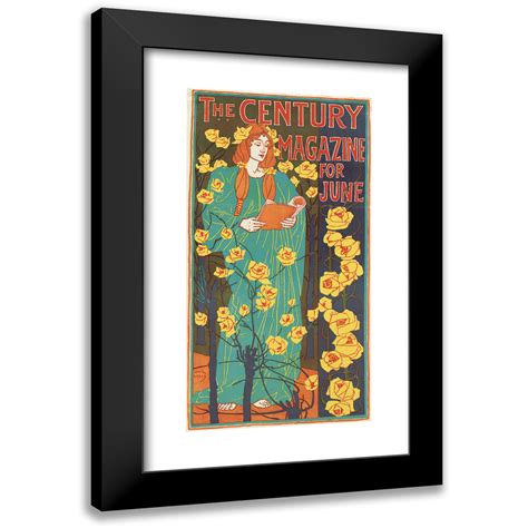 Louis Rhead X Black Modern Framed Museum Art Print Titled The