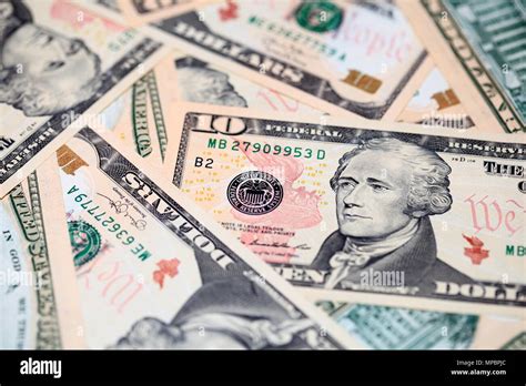 10 dollar bills hi-res stock photography and images - Alamy