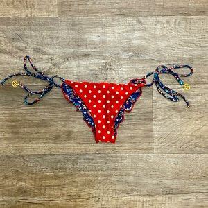 Luli Fama Reversible Cheeky Bikini Bottom Xs Gem