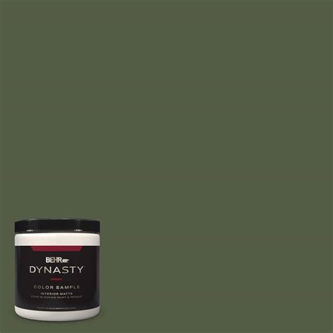 BEHR DYNASTY 8 Oz MQ6 54 River Forest One Coat Hide Matte Stain