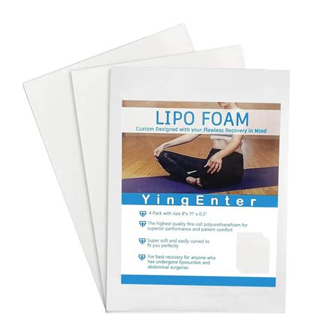 Yingenter 3 Pack Lipo Foam Post Surgery Ab Board For Use