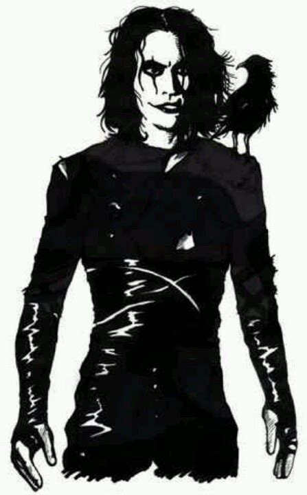 The Crow Brandon Lee Crow Movie Brandon Lee Crow Art