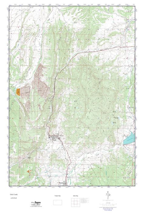 Mytopo Oak Creek Colorado Usgs Quad Topo Map