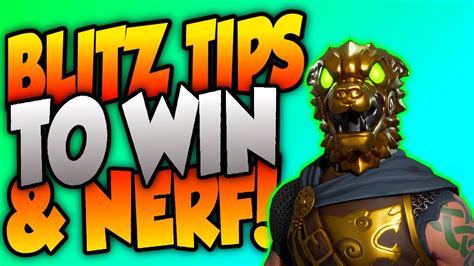 NEW Blitz Game Mode NERFED Tips To Win A Game In Blitz Fortnite