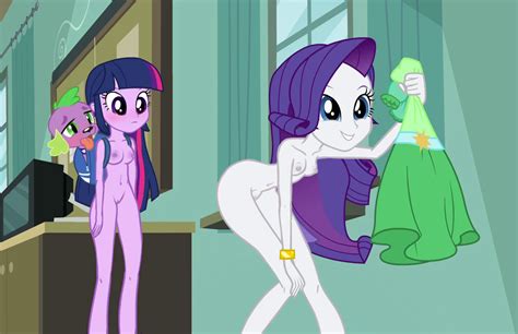 646414 Explicit Edit Edited Screencap Screencap Rarity Spike