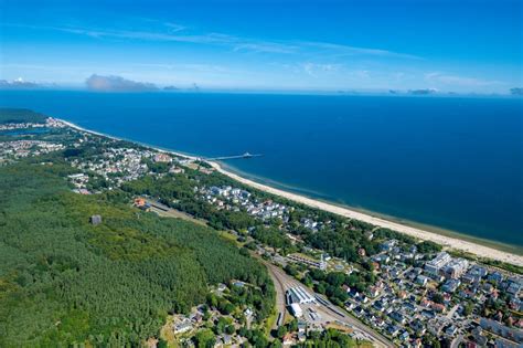 Luftbild Seebad Ahlbeck Stadtansicht Am K Stenbereich Der Ostsee In