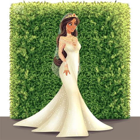 Disney Princess Jasmine Wedding Dress