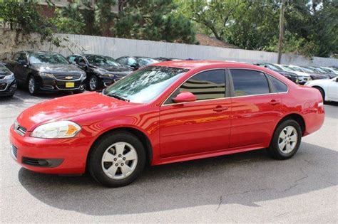 2011 Chevrolet Impala Lt Fleet Sedan Automatic Victory Red Flex Fuel