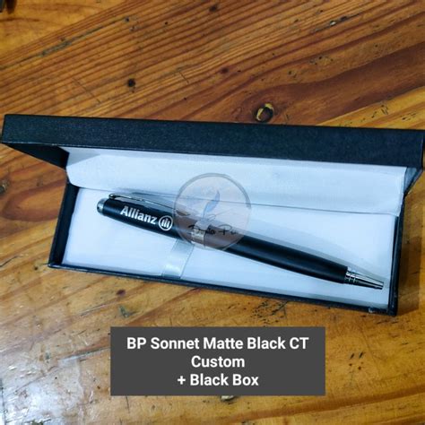 Jual Ballpoint Metal Custom Model Parker Sonnet Laser Grafir Pulpen