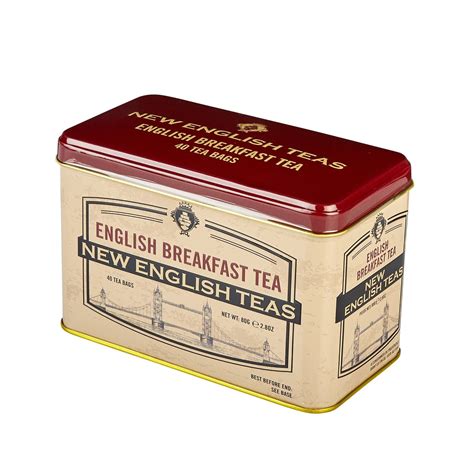 Traditional English Breakfast Tea Tea Cartons And Tins New English Teas