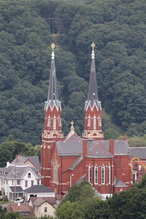 St Joseph Parish Seen From Grove Hill Cemetery Oil City Flickr