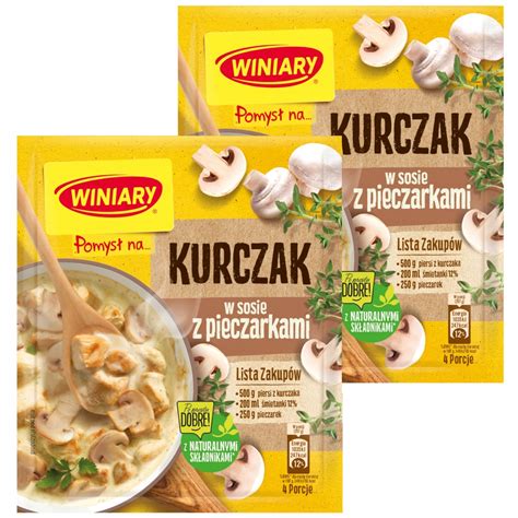 Winiary Pomys Na Kurczak Sos Z Pieczarkami X G Allegro Pl