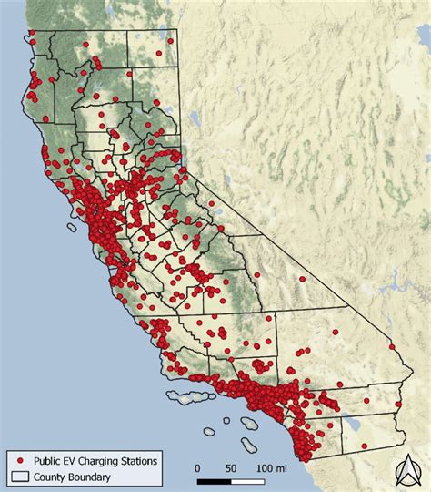 Electric Charging Stations California Map - News Current Station In The ...