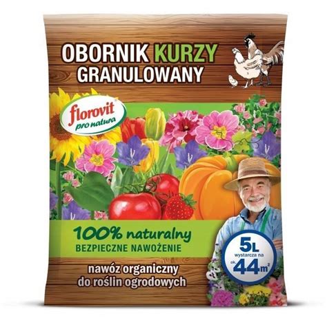 Obornik Granulowany Kurzy 5L FloroVit ProNatura ERLI Pl